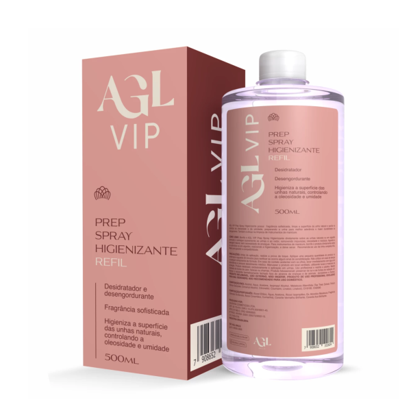 Agl Nails Prep Refil 500ml Higienizante