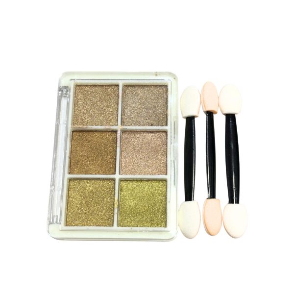 Paleta Com 6 Cores De Pó Cromo/Cromado Variação 3