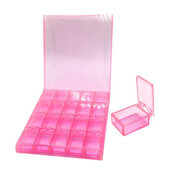 Estojo Organizador Pink Com 20 Divisórias