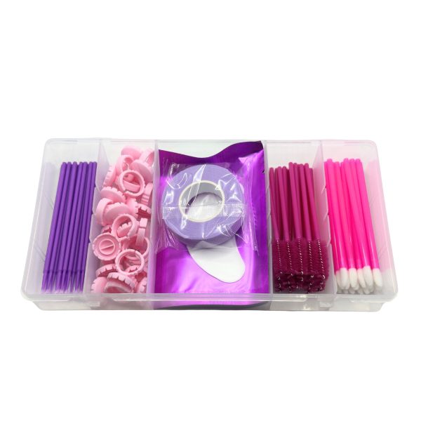 Kit para Extensão de Cílios- Lilás