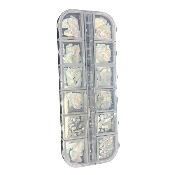 Madrepérola Inteira e Cortada Branca