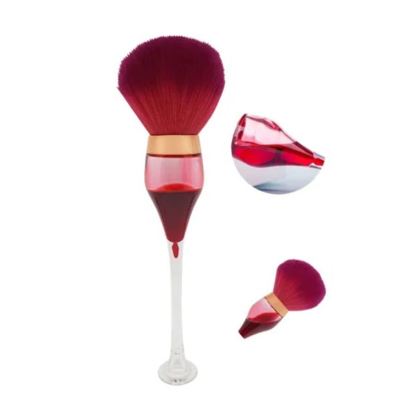 Espanador de Unha Modelo Taça Tulipa Luxo - Vinho