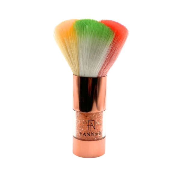 Espanador Colorido Com Strass Rosê