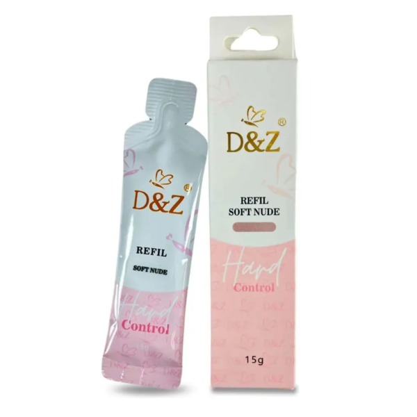 Refil Gel Hard Control D&Z Soft Nude 15g