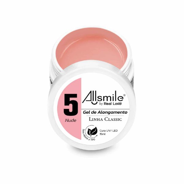 Sculping Gel All Smile by Real Love 5 Nude 15ml – Sem HEMA e TPO
