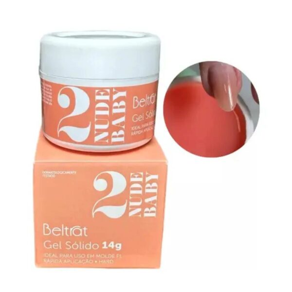 Gel Sólido Beltrat N2 Nude Baby 14g