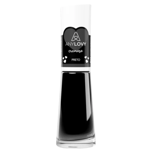 Esmalte Tradicional Any Lovy Preto 8ml