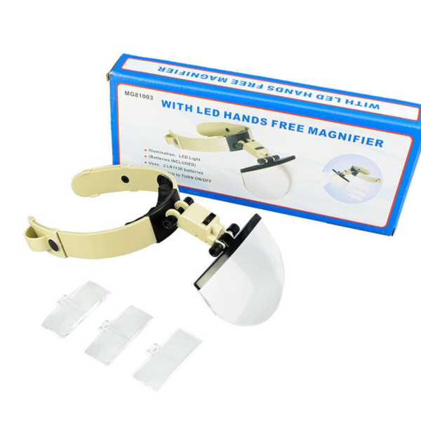 Lupa De Cabeça Com Luz