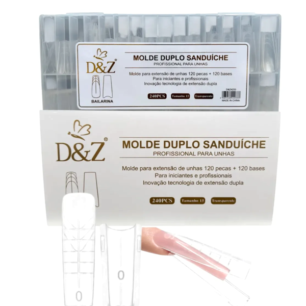 Molde Duplo Sanduíche D&Z 120 peças
