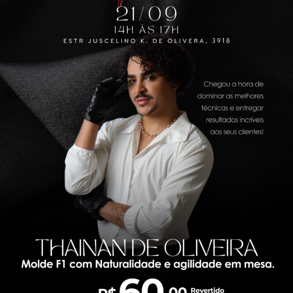 21/09 • Worktraining na Prática Molde F1 Thainan de Oliveira • REVERTIDO EM PRODUTOS