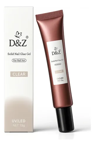 Cola de Unha Soft Gel D&Z Solid Nail Glue Gel Clear (Transparente) (20g)