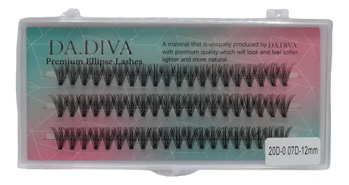 Cílios Tufinho 30D 0.07D 12mm – Da.Diva