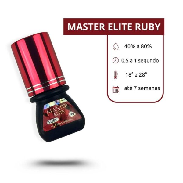Cola de Cílios Master Elite Ruby 3g