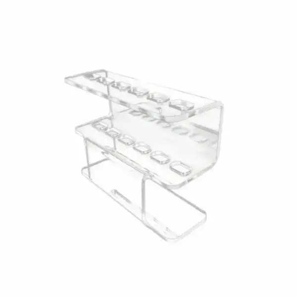 Porta Pinças em Acrílico Transparente para Lash Designer.