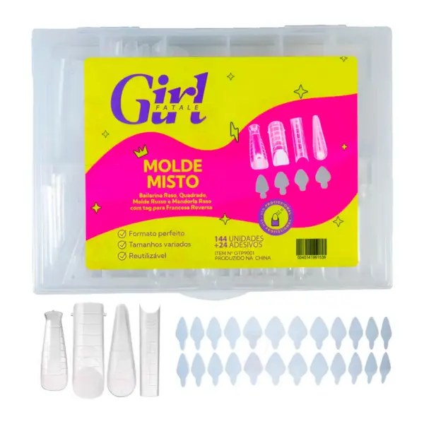 Molde F1 Girl Fatale Misto 144 Unidades +24 Adesivos