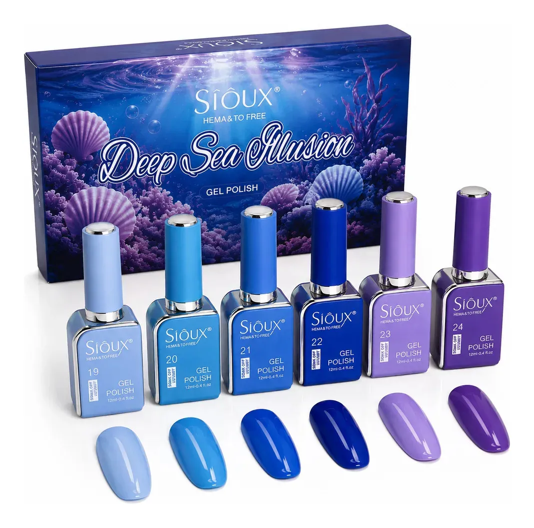 D_NQ_NP_2X_729085-MLB116503712853_082026-F-sioux-kit-c-6-esmaltes-em-gel-deep-sea-illusion-12ml