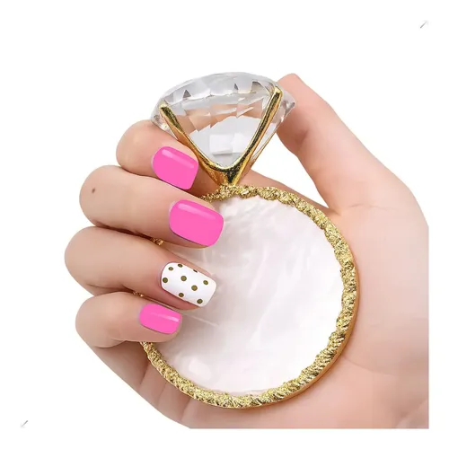 Suporte em Formato de Diamante para Nail Design – Misturinhas e Fotos Profissionais