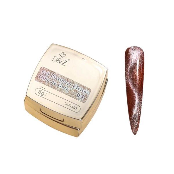Gel Platinum Efeito Olho de Gato D&Z N04