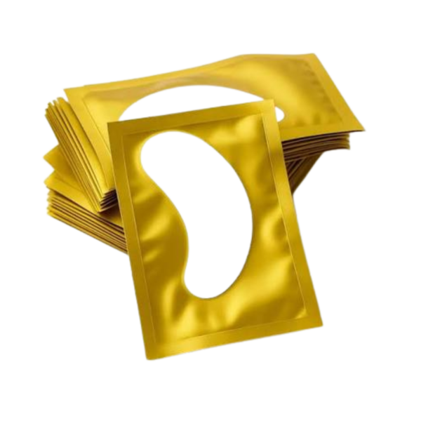 Pad Gel para Extensão de Cílios Dourado - 50Un