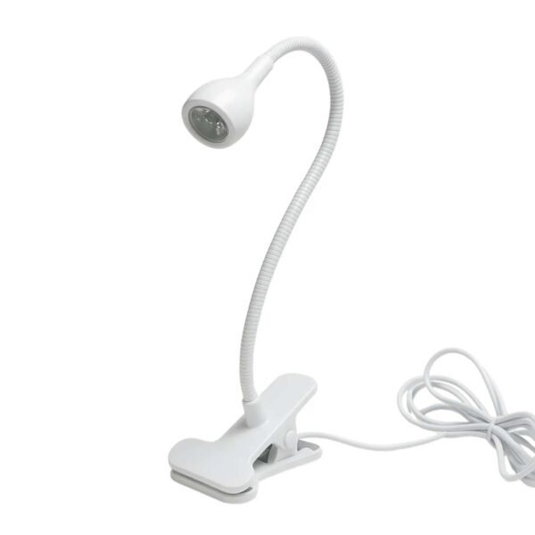 Lanterna LED/UV Clip On Com Presilha - Branca