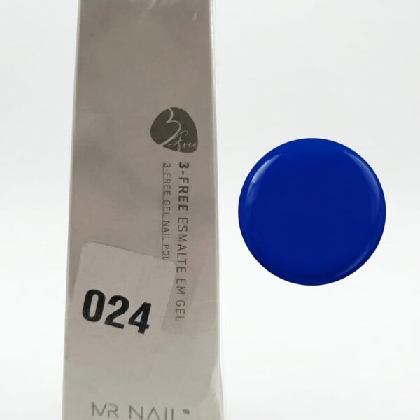 Esmalte em Gel 3-free Nail Polish MR Nails 14g - Cor 024