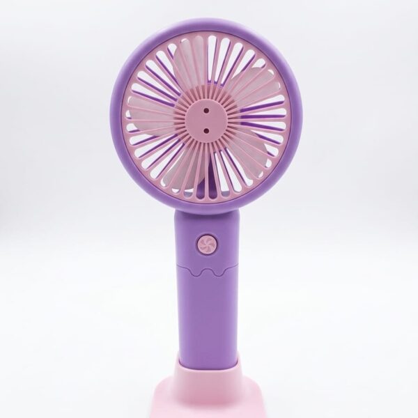 Mini Ventilador Portátil/Recarregável - Leisure Cool Summer Fan - H&S - Cor Purple