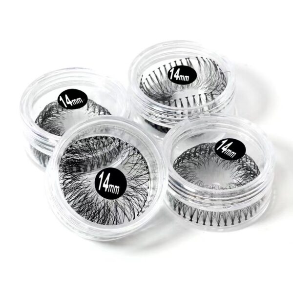 Cílios Tufinho Com Nó 14mm - Sunnys - Pacote 12 Unidades