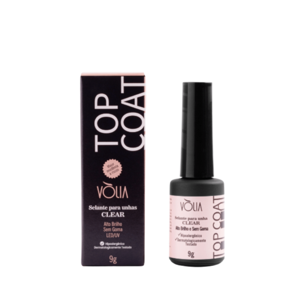 Top Coat Selante Vòlia Clear Resistente a Riscos 9g