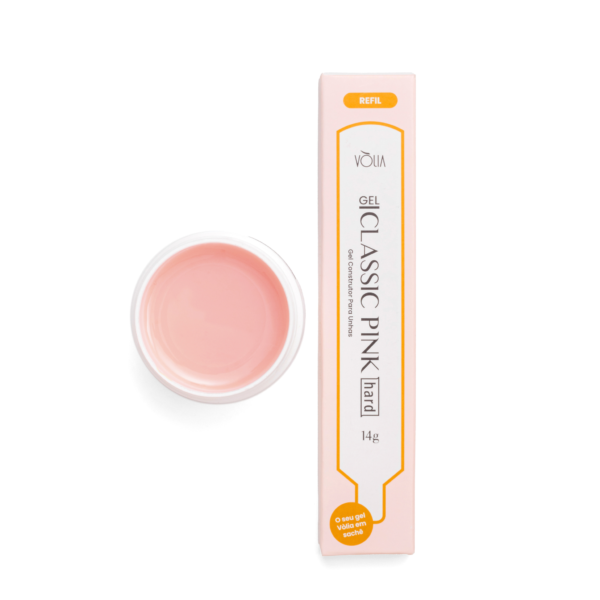Refil em Gel Vòlia 14g Classic Pink Hard