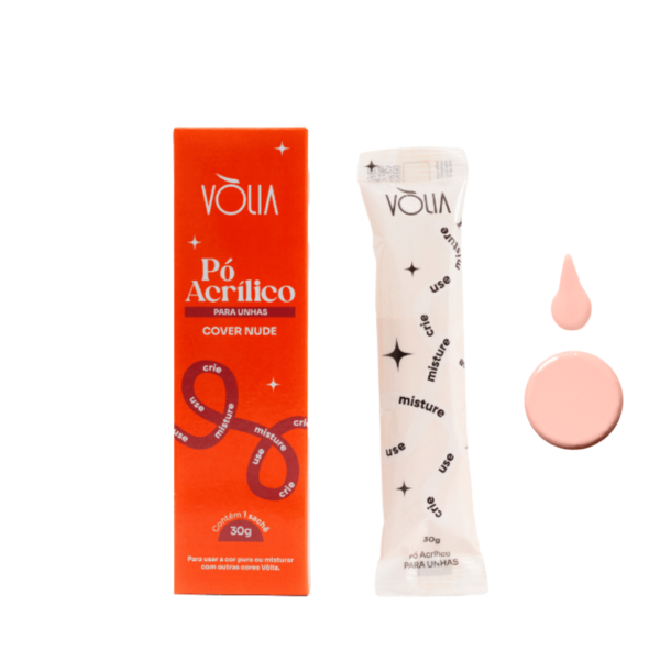 Pó Acrílico Para Unhas Volia Cover Nude 30g