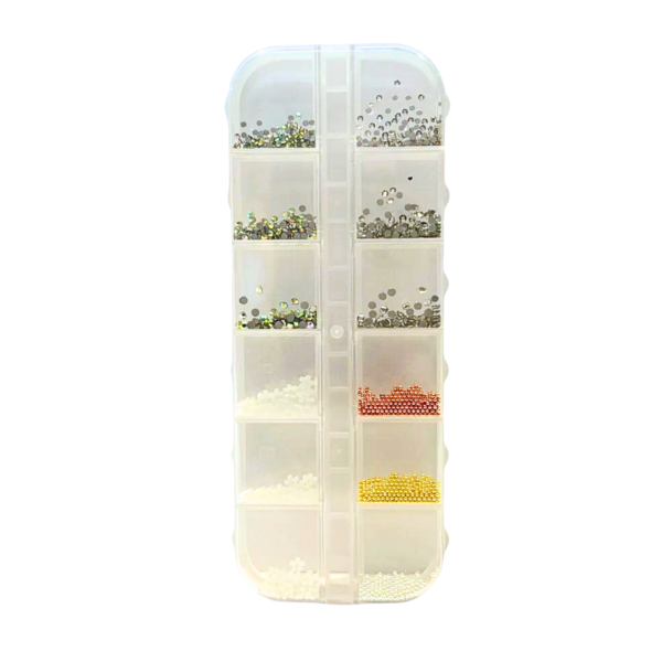 Decoração Variada Dafu - Strass, Flor e Caviar