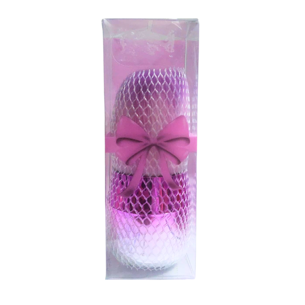 Pincel Espanador Pompom Brush Luxo Lilás