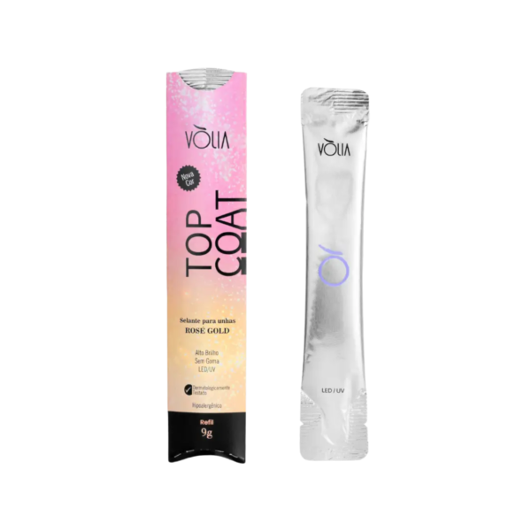 REFIL Top Coat Selante Vòlia Rose Gold 9g