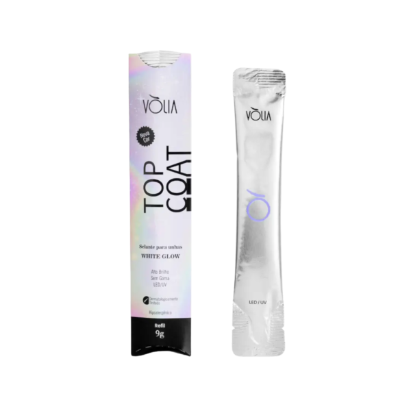 REFIL Top Coat Selante Vòlia White Glow 9g