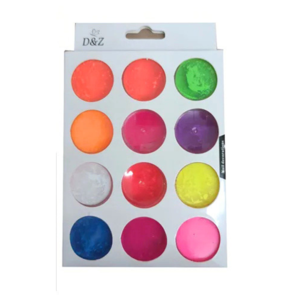 Pó Neon D&Z 12 cores