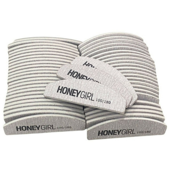 Lixa Mini Boomerang Honey Girl 100/180 Preta Unidade