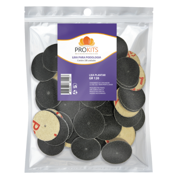 Pacote Lixa para Podologia Prokits 100uni
