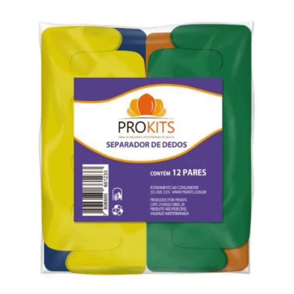 Kit Separador de Dedos 12 Pares Pro Kits