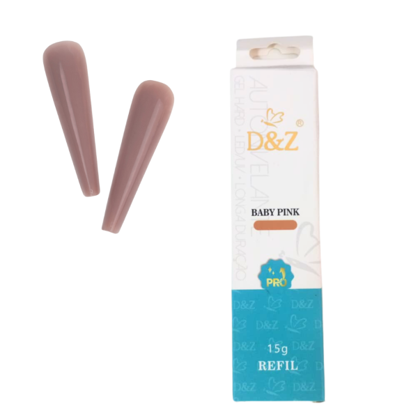 Refil Gel Pro Baby Pink D&Z 15g