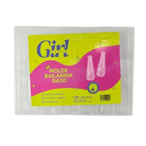 Molde Bailarina Raso Girl Fatale Reutilizável 120un