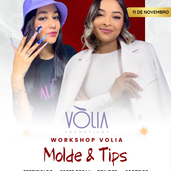 11/11 • Workshop - NAIL DESIGNER • Vòlia Revertido em Produtos