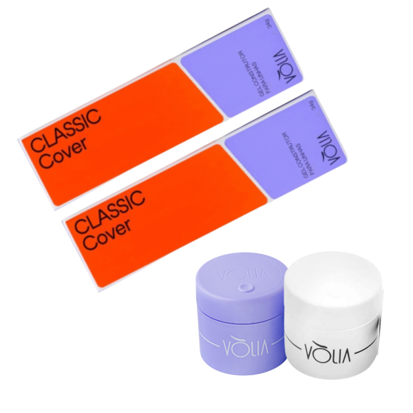 Kit 2 Refil em Gel Classic Cover Vòlia 34g - GANHE 1 POTE ECO