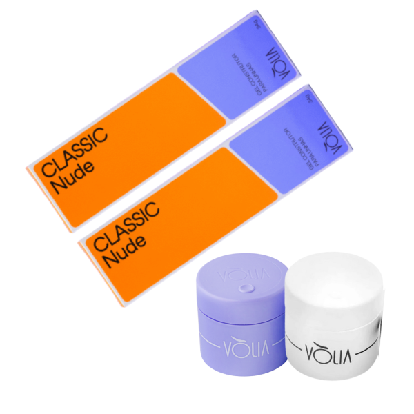 Kit 2 Refil em Gel Classic Nude Vòlia 34g – GANHE 1 POTE ECO