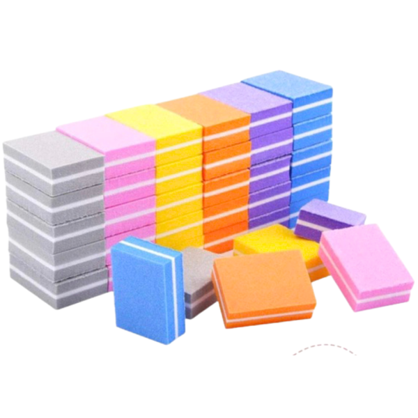 Lixa Polidora Quadrada Colorida 50uni