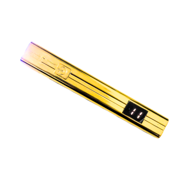 Lanterna com Visor Hand Light Dourada Fan Nails